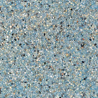 aqua with white mini pebbles pool finish swatch