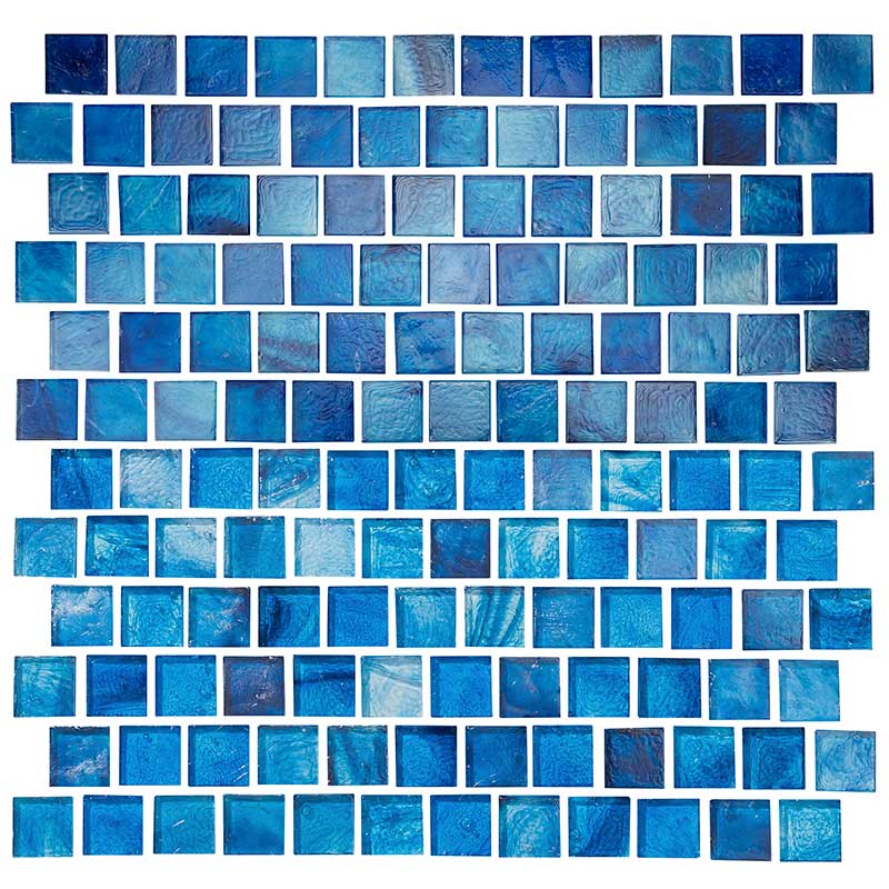 candy blue square tiles swatch